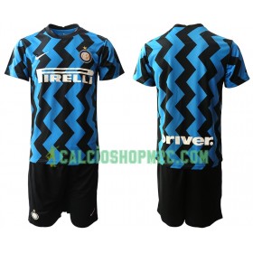 Inter Milan Bambino Maglia Prima 2020/2021 Manica Corta (+ Pantaloncini)